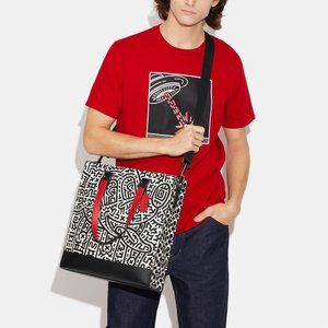 🐭 Coach Disney Mickey Mouse X Keith Haring Graham Structured Tote